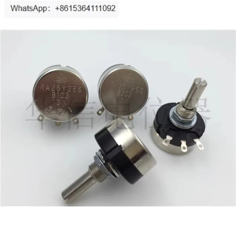 RA25Y 25S B501 B1K 2K 와이어 권선 단일 전위차계 1pcs