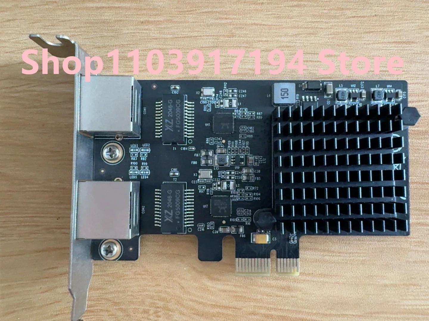 Realtek PCI-E X1 2.5G 네트워크 어댑터 2500M 카드 8125B 8125B-2GLAN