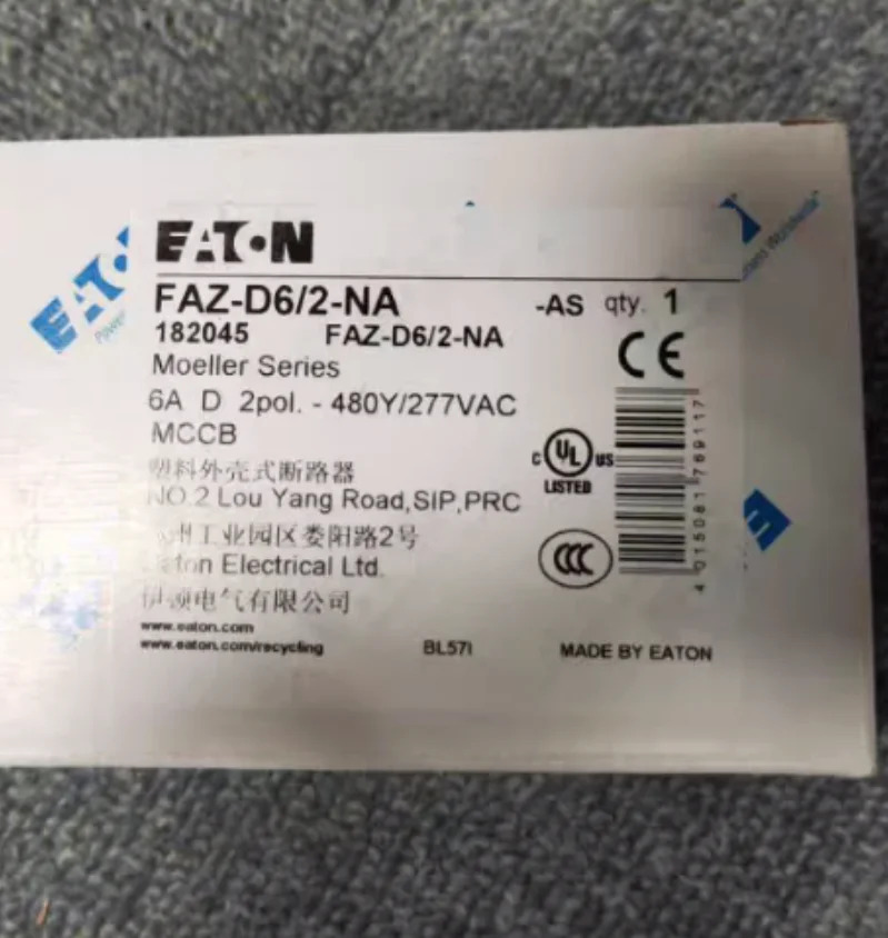 EATON 회로차단기 FAZ-D6 2-NA 신