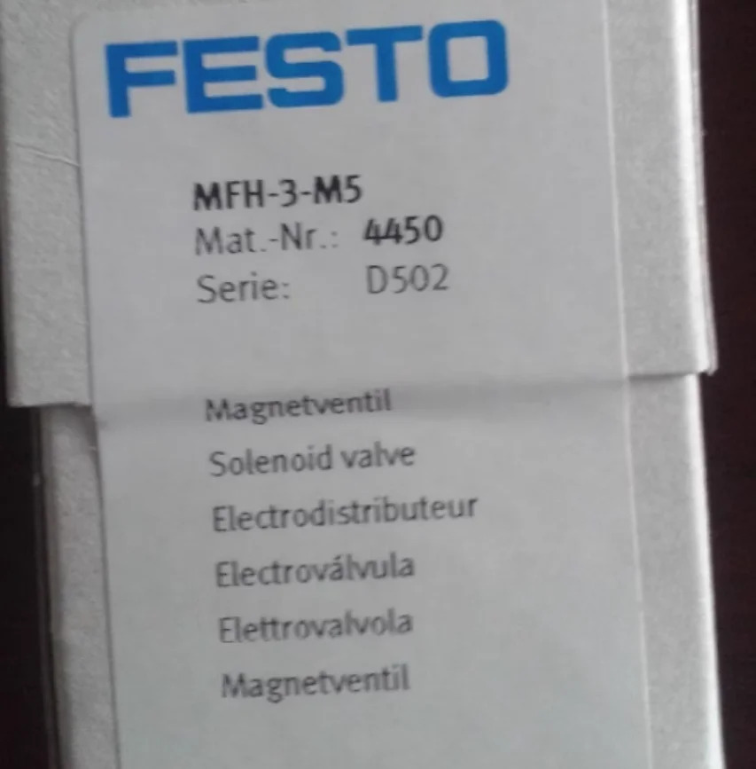 FESTO 오리지널 솔레노이드 밸브 4543-MOFH-3-M5 7877-MOFH-3-1/8 7876-MOFH-3-1/4 신