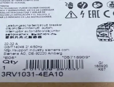 3RV1031-4EA1 3RV1021-4BA10 3RV1011-1BA10 3RV1011-1CA1 3RV1011-1DA10 3RV1031-4GA10