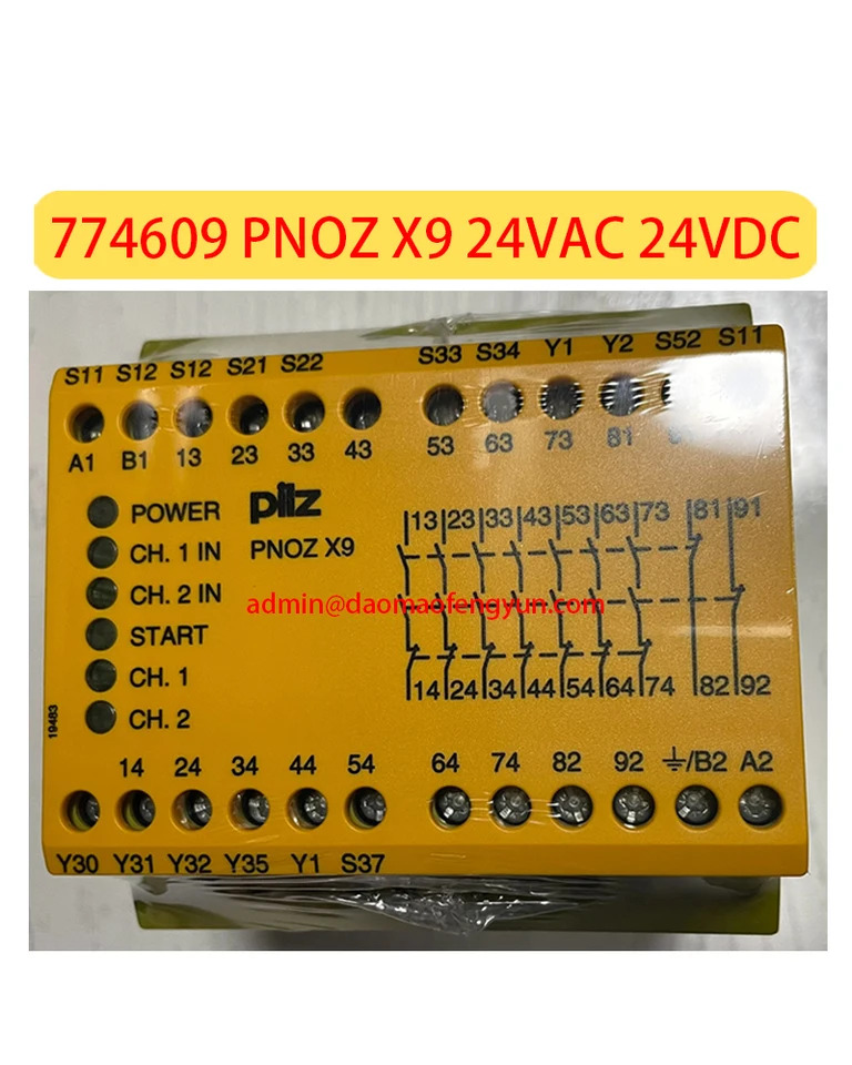 774609 PNOZ X9 24VAC 24VDC 안전 릴레이 신