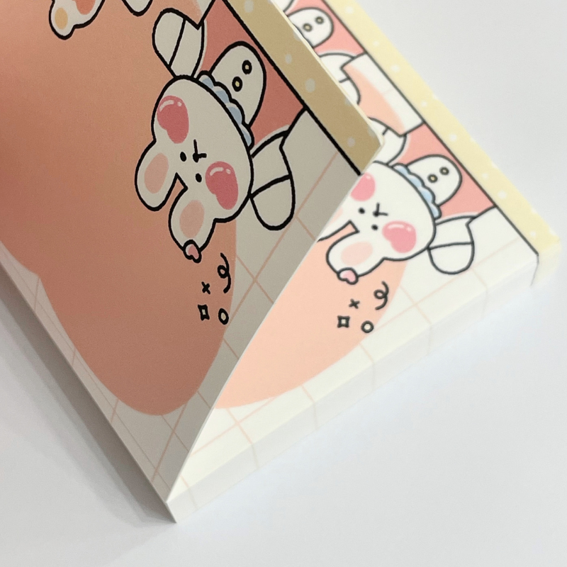 치이즈샵 떡메모지 베리치즈해 100매 캐릭터 예쁜 공시생 메모장 공부 계획 다꾸 메모지 - 상세 이미지 4