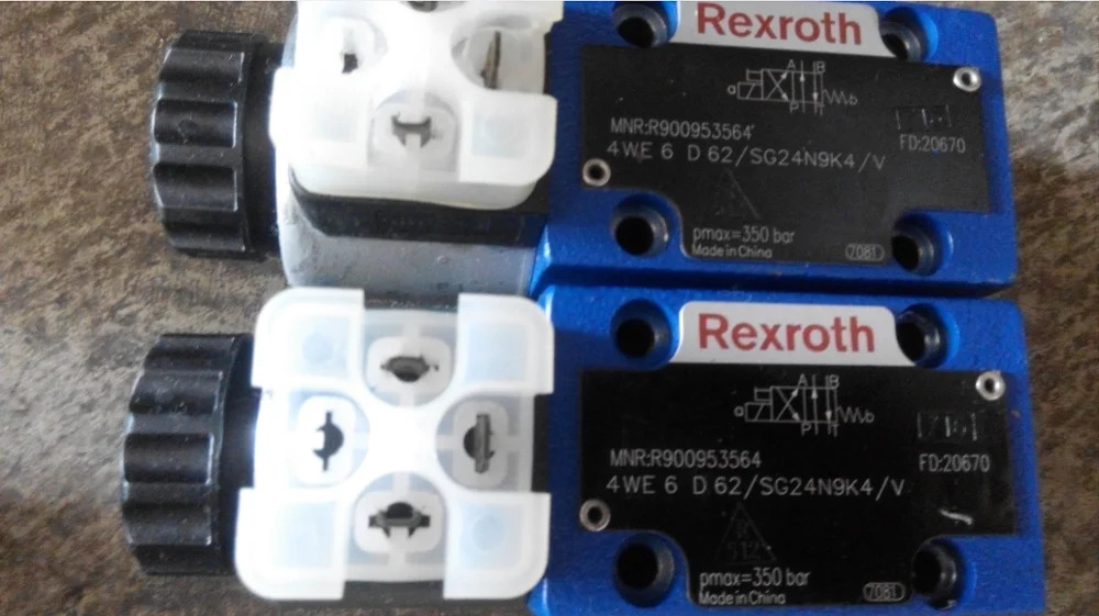 렉스로스 솔레노이드 밸브 4WE 6 C6X SG24N9K4 V R900953563 D6X R900953564 4WE6D62 SG24N9K4/V