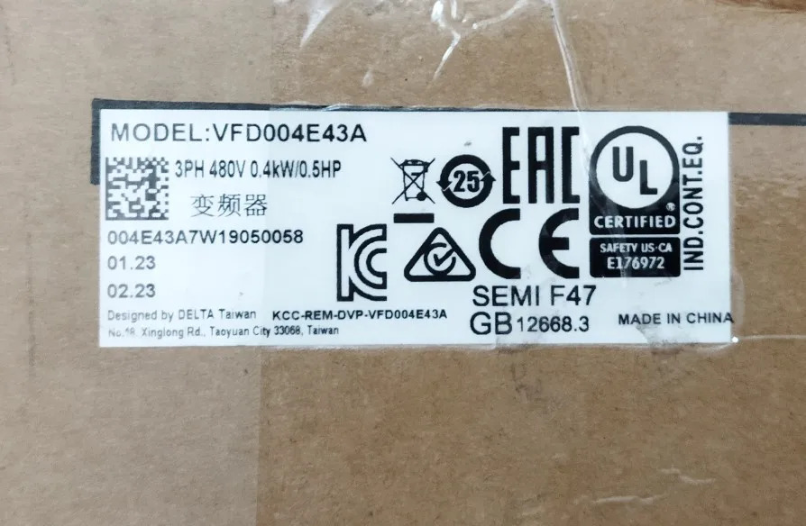델타 인버터 VFD004E43A 신