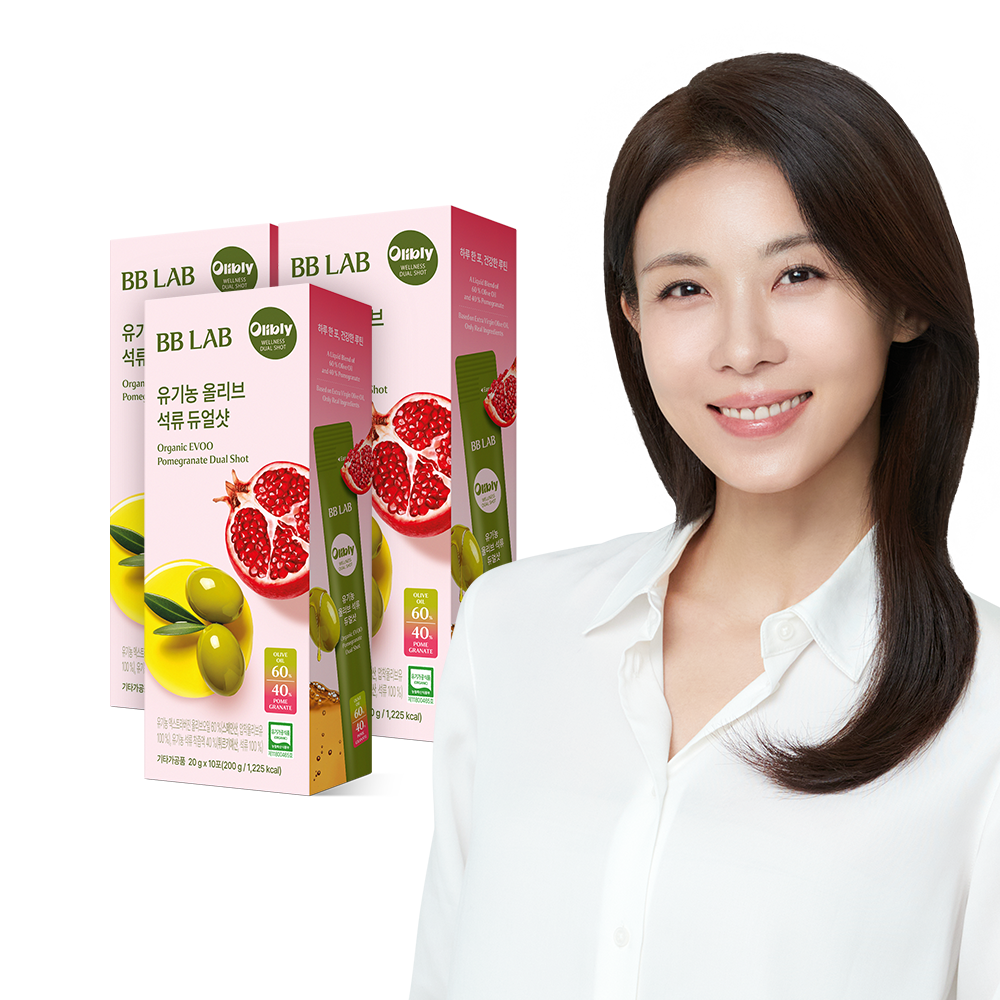 비비랩 유기농 올리브 석류 듀얼샷 10포, 3개 - 상품 이미지