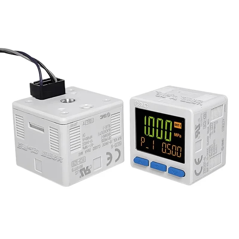 SMC 디지털 디스플레이 압력 스위치 ZSE/ISE20-N-P-M5-L/ISE20A-R/S/T/V/X/Y-M5-J1PCS