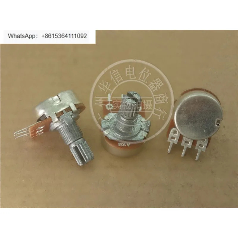 10Pcs 다이어프램 148 단일 전위차계 A1M 생크 길이 15MM 플라워 벨트 단계 41 포인트