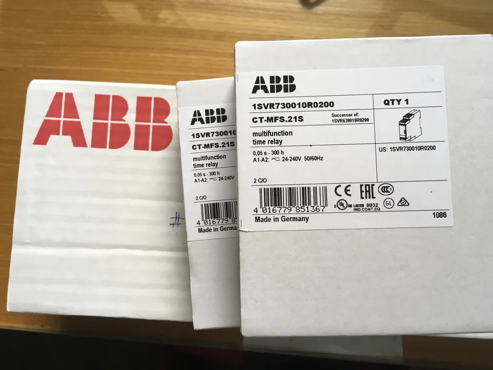 오리지널 ABB 타임 릴레이 CT-MFS.21S 24-240VAC/DC 신
