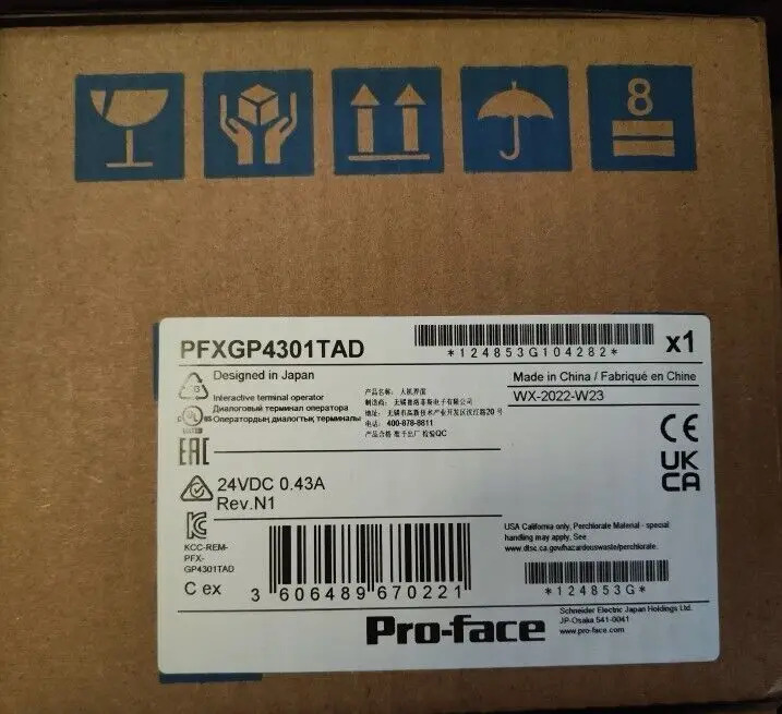 프로 페이스 터치 스크린 PFXGP4301TAD 신 1PC