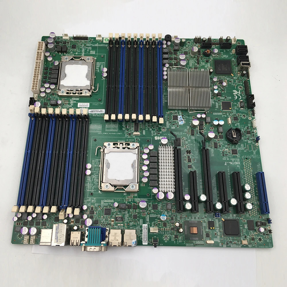 X8DTN- F 양방향 서버 마더보드 X58 LGA1366 5520 칩 지원 Xeon 프로세서 5600/5500 시리즈