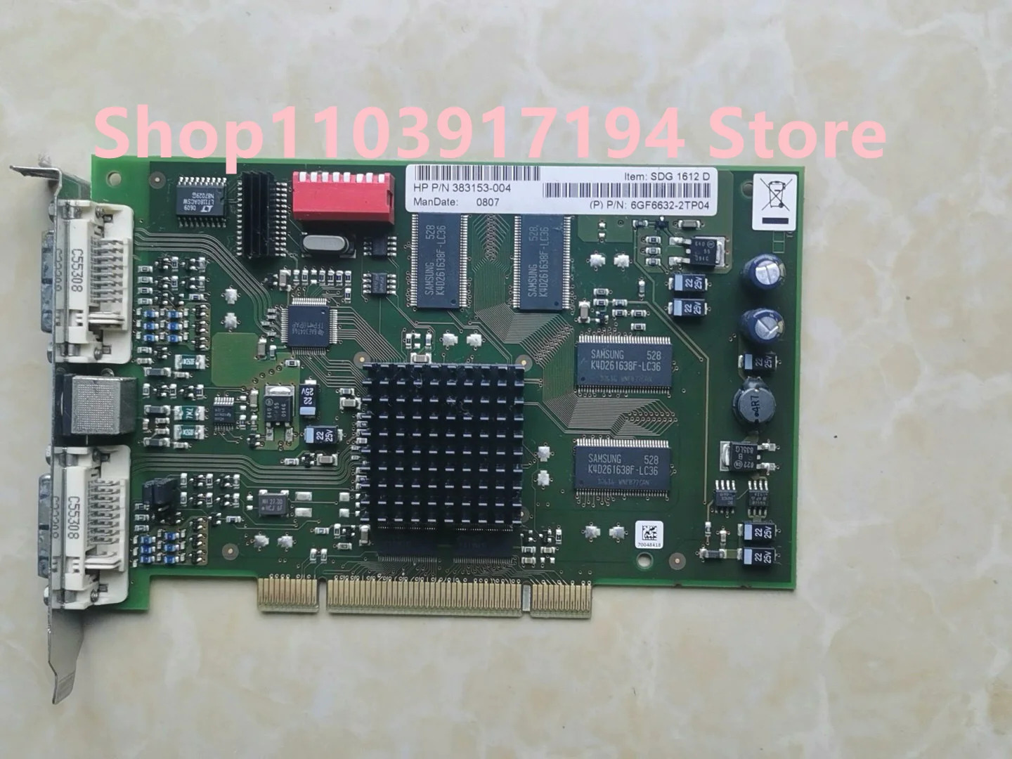LXCO 테크놀로지 AG P146075 독일 DG-2 디스플레이 카드 HW Rev.1.1