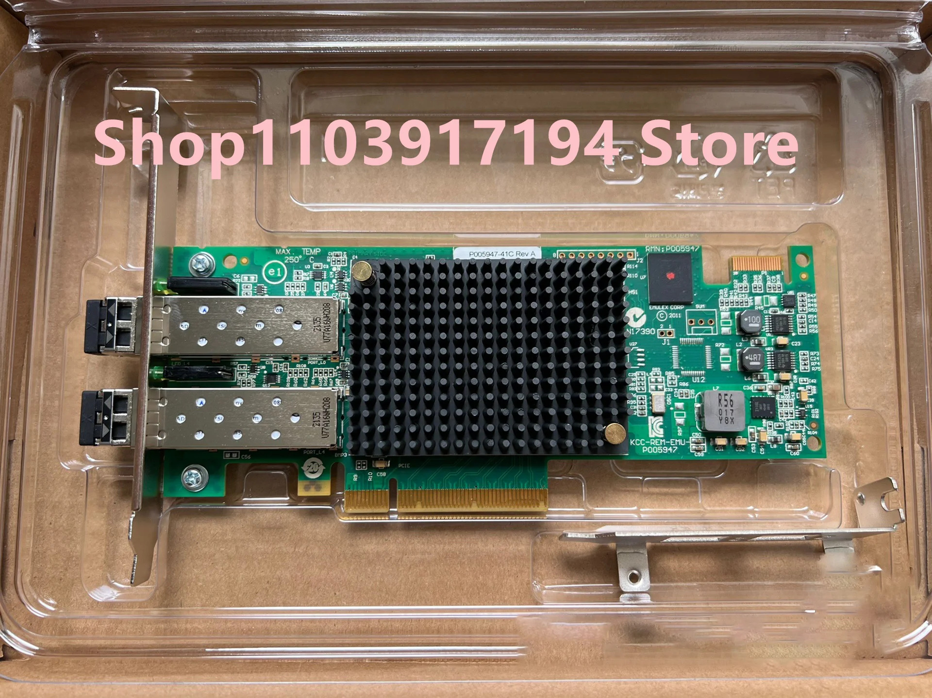 Emulex LPE16002B-M6 PCIe 듀얼 채널 HBA 광섬유 카드 16Gb