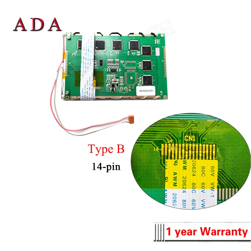 AG320240A4 LCD 디스플레이 패널 AG320240F AMPIRE320240F AG320240A1 AG320240A7 호환 신