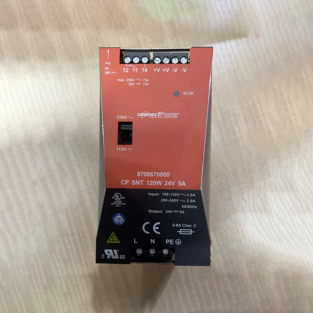 Weidmuller 스위칭 전원공급장치CP SNT 120W 24V 5A 870867000