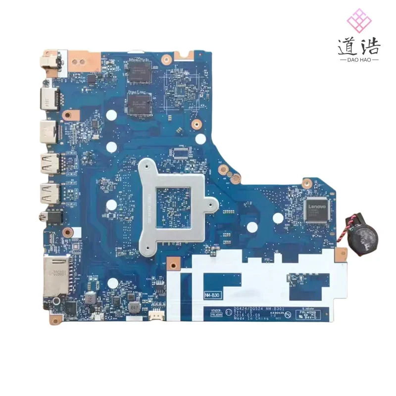 Lenovo호환 Ideapad 320-15IAP 노트북 마더보드 N3450 CPU 2GB GPU DDR3 메인보드NM-B301 완전 작동 리퍼