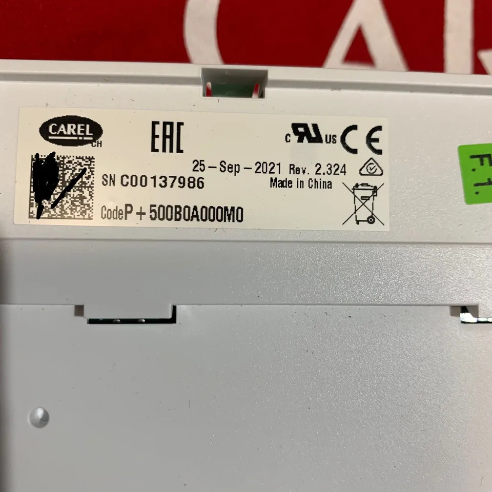 Carle 컨트롤러 PCO5 프로그래밍 P 500B0A000M0