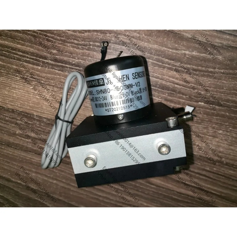 V2 0-10V A2 4-20MA 2선 펄스 유압 실린더 제어 로프 게이지 인코더 SHN80 풀 코드 장력 센서 0-4000mm
