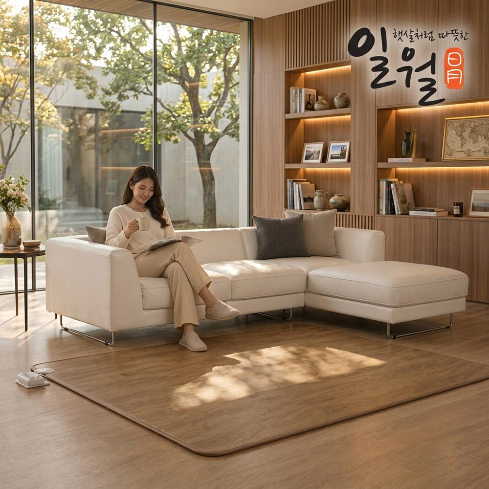 일월 전기장판 그랜드 카본마루 탄소매트 카페트매트 분리난방 거실용 중형 이미지 6