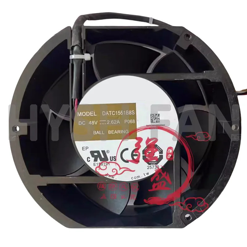 고풍량 환기 냉각 배기 냉각팬 오리지널 DATC1551B8S 48V 2.62A 신