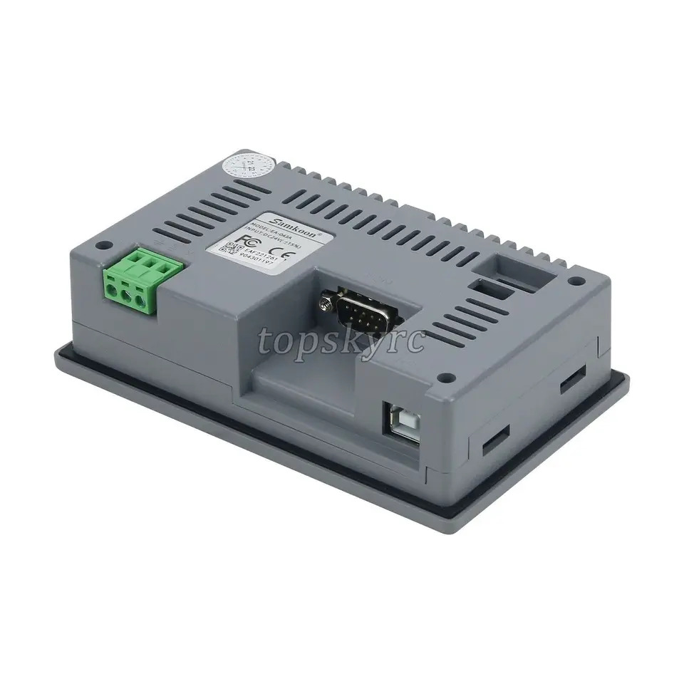 Samkoon EA-043A HMI 터치 스크린 FX3U-24MR PLC 제어 보드 프로그래밍 4.3 인치