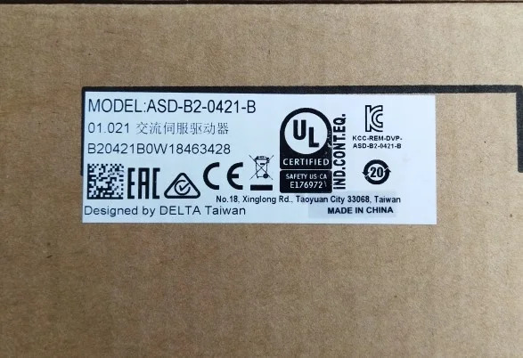 ASD-B2-0421-B ASD-B2-0721-B 델타 B 시리즈 서보 컨트롤러 신