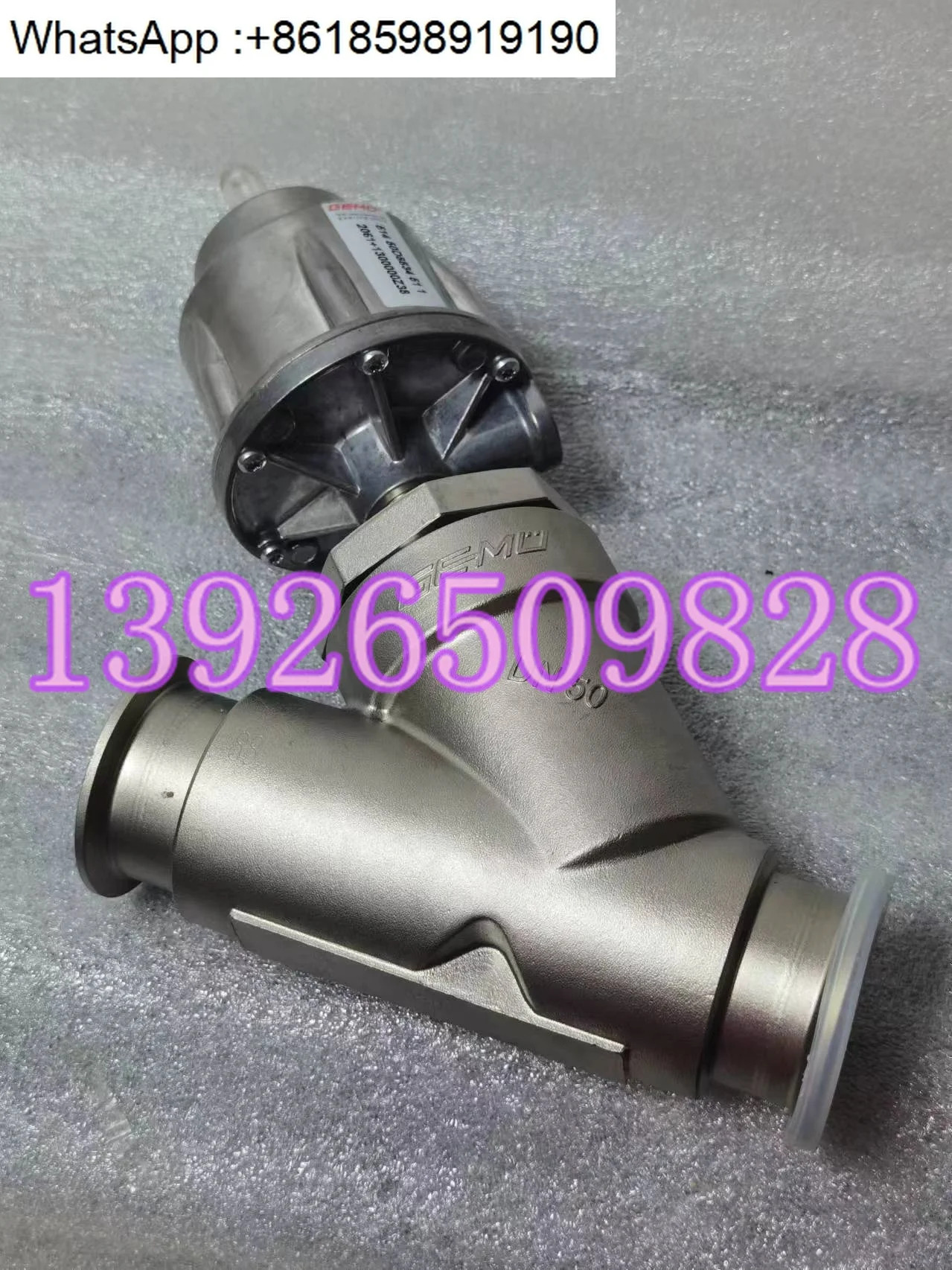 독일 GEMU514 50D8834 51 1 공압 앵글 시트 밸브
