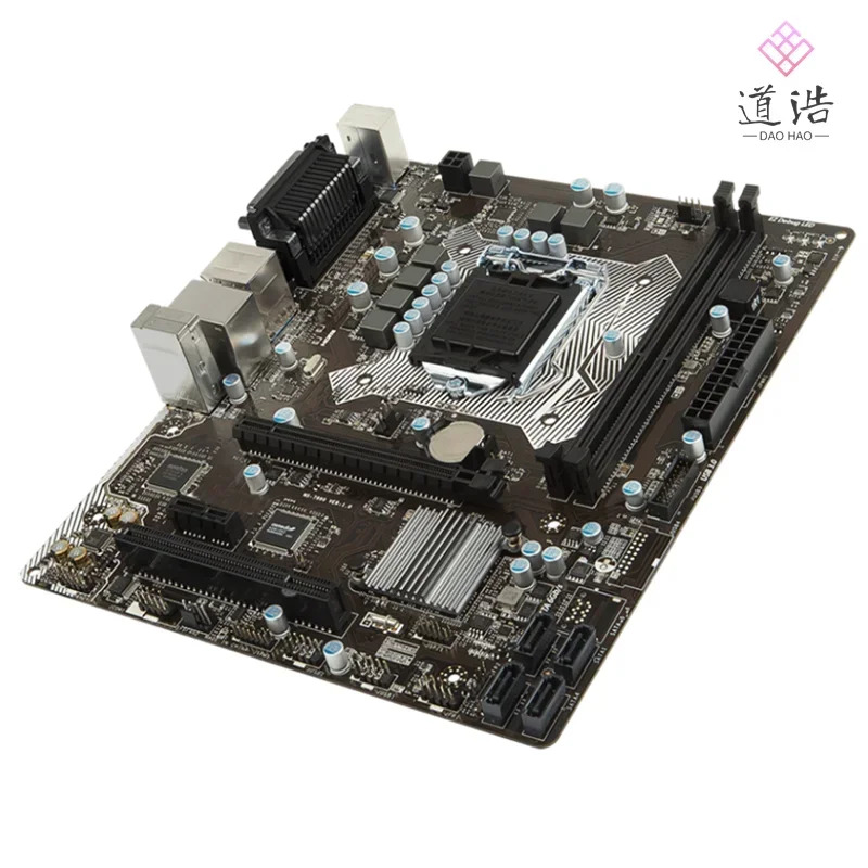H110M PRO-VHL 마더보드32GB HDMI LGA 1151 DDR4 마이크로 H110 메인보드 완전 작동 리퍼