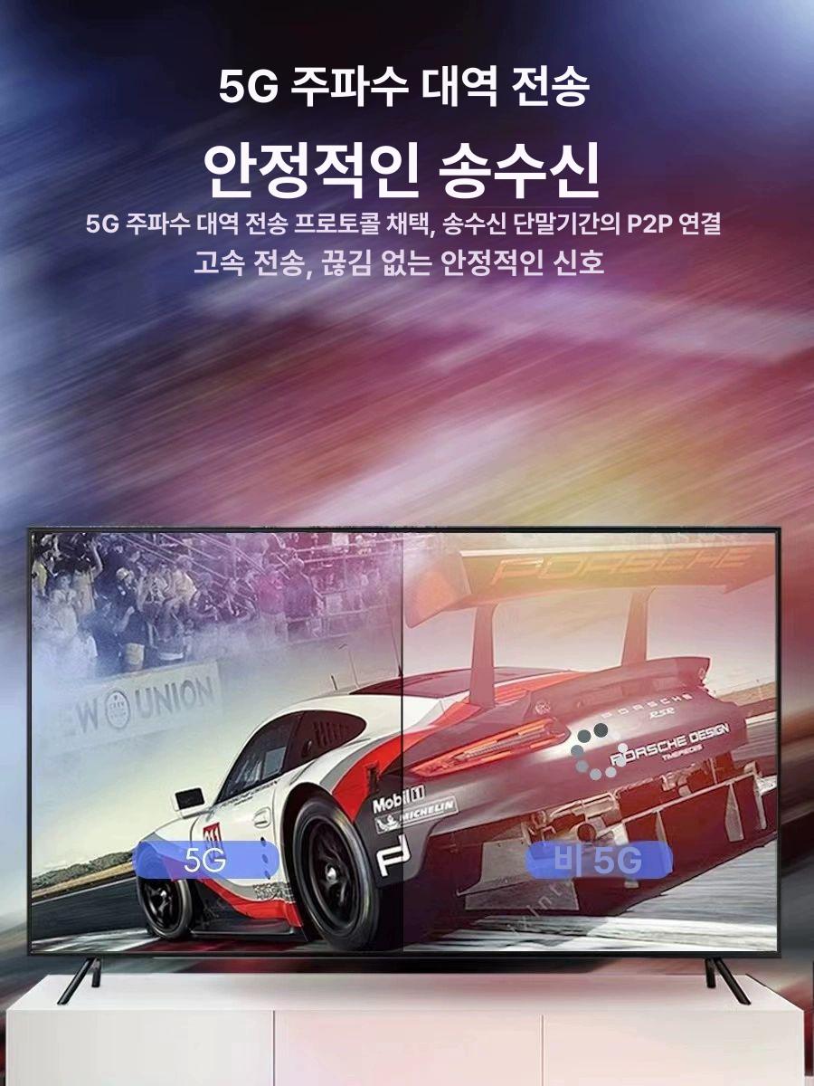 2.4g 무선송수신기 미러링 비디오 와이파이 영상 동글이 전송 모바일 어댑터 플레이어 - 상세 이미지 4