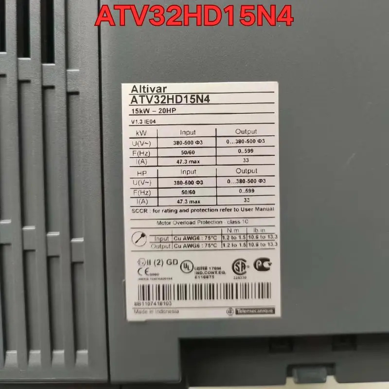 리퍼 인버터 기능 ATV32HD15N4 정상