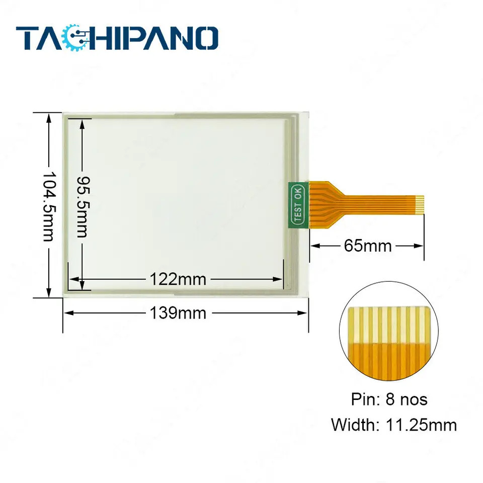 오버레이 터치 스크린 Beijer Electronics E615T 04410C 0442-011 04415B