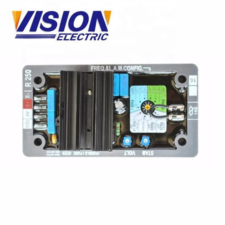 비전 20-100KW 발전기 R R250 회로도 자동 전압 조정기 디젤 엔진 1/3상