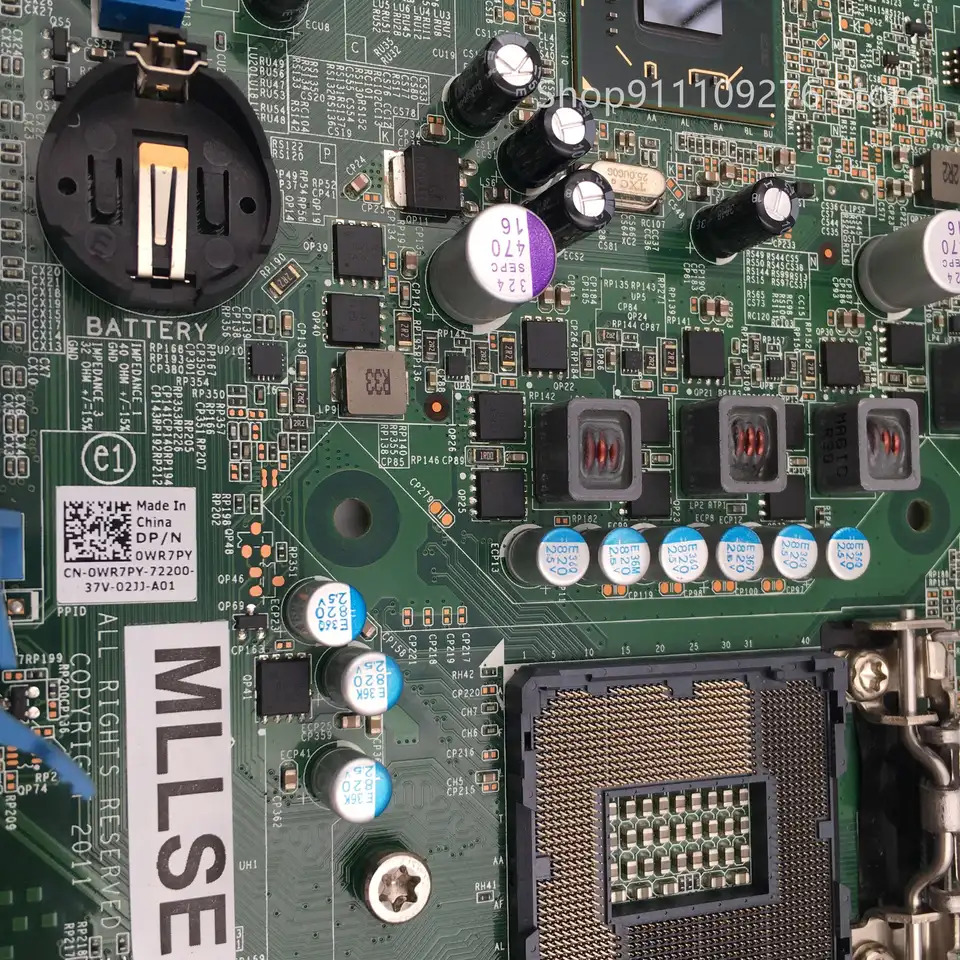 DELL 7010 SFF 9010 마더보드 오리지널 리퍼 Q77 LGA 1155 GXM1W WR7PY