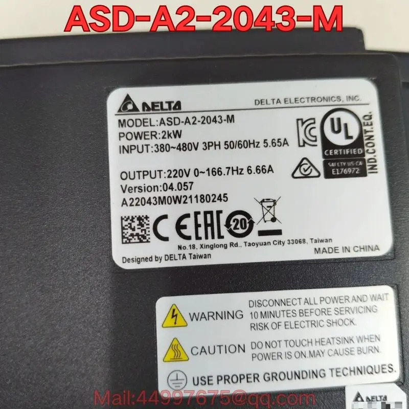 리퍼 ASD-A2-2043-M 서보 드라이브 기능 리퍼는 정상
