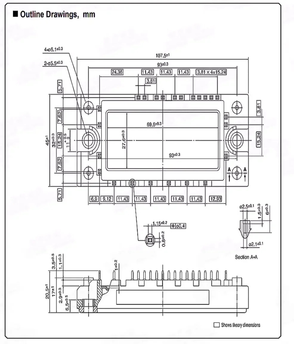 7MBR15SA120H-70 전원공급장치 인버터 IGBT 전원 모듈 15A1200V
