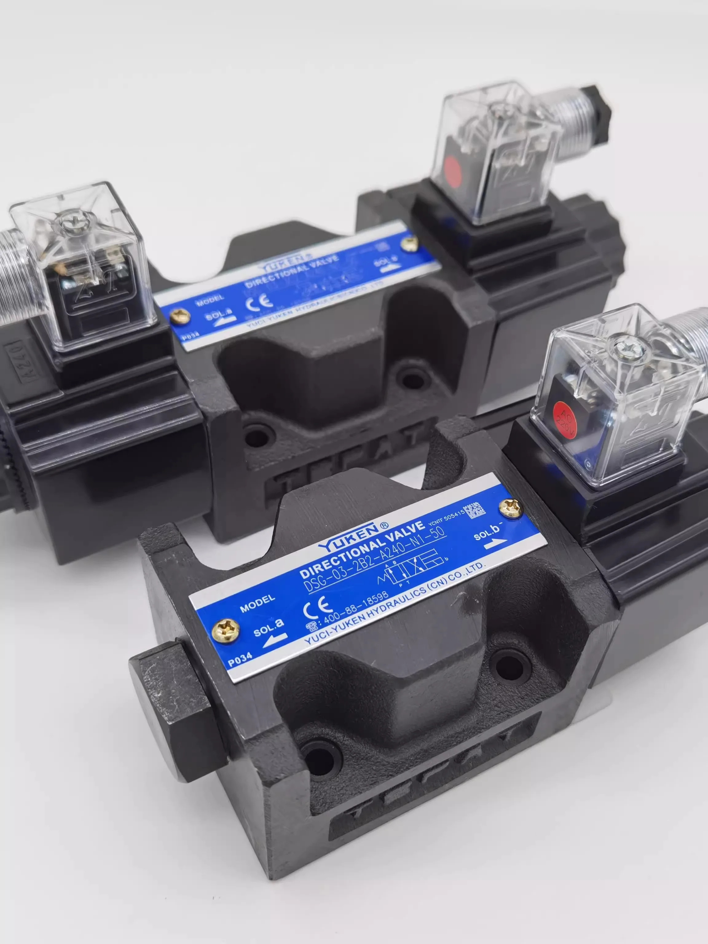 YUKEN DSG-03-2B2-A240-N1-50 방향 밸브 유압 DSG-03-2B2-D24-N1-50