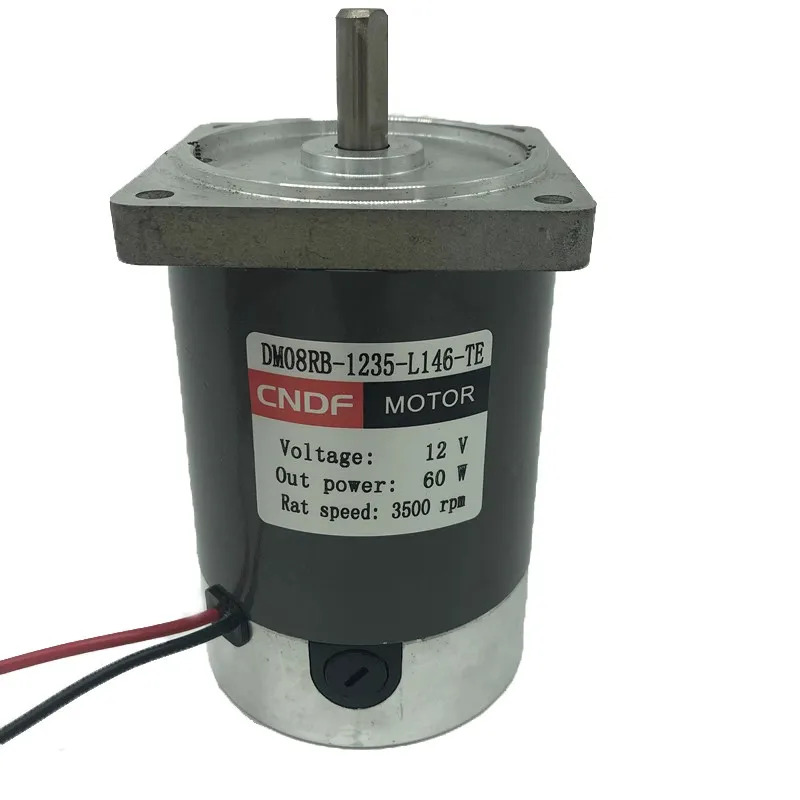CNDF 모터 DM08RB-1235-L146-TE 12V 60W 3500rpm