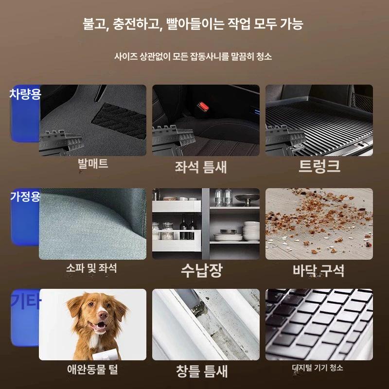 주입기 제트건 휴대용 터보 초강풍 다용도 고압 차량용 송풍기 블로워 초강력에어건 - 상세 이미지 3