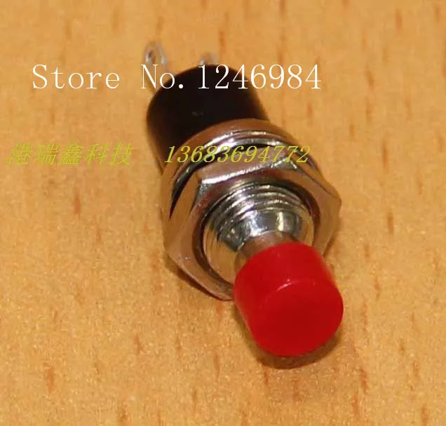 SAM7 전스위치 정상 개방 라운드 블랙 스위치 리셋 잠금 없음 PB11 C02 R--100PCS LOT
