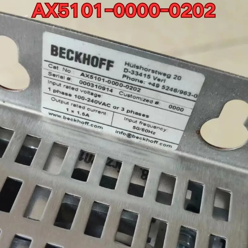 리퍼 AX5101-0000-0202 서보 드라이브작동 상태
