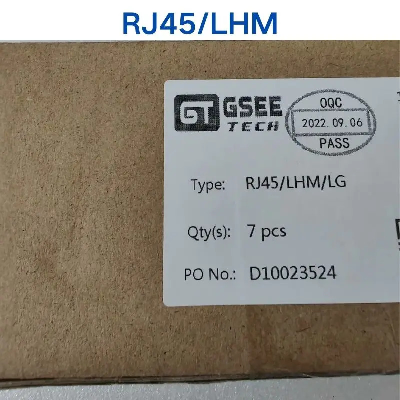 RJ45 LHM 이더넷 케이블 커넥터 신
