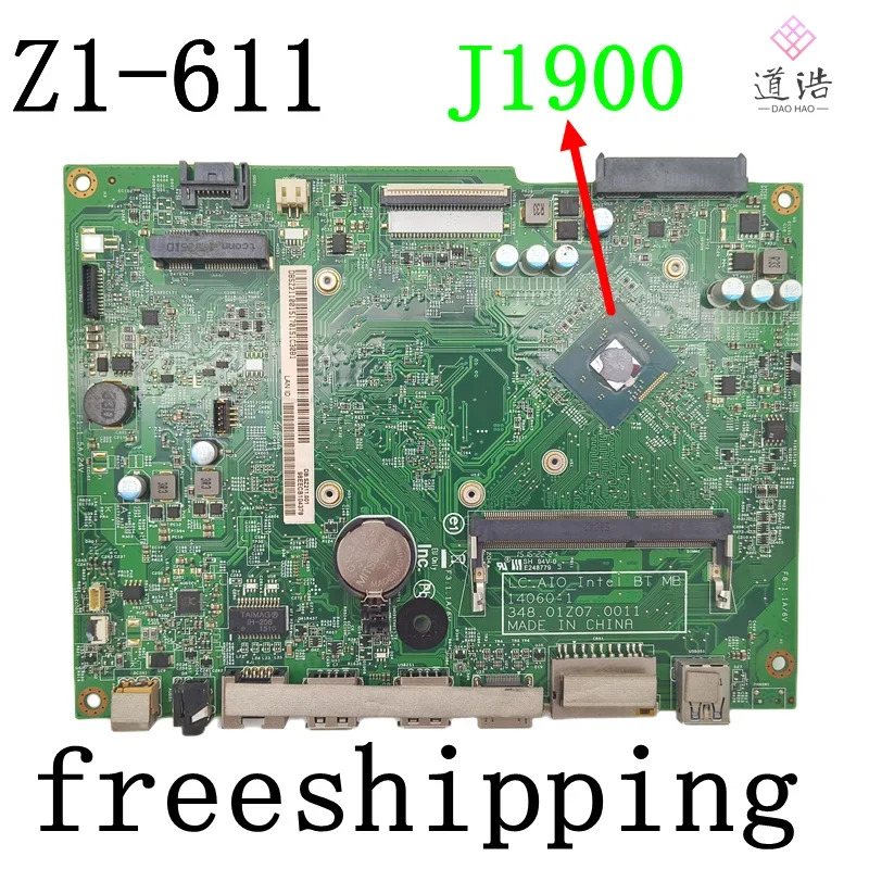14060-1 Acer Aspire Z1-611 AIO 마더보드 348.01Z07.0011 J1900 CPU DDR3L 메인보드 완전 작동 리퍼