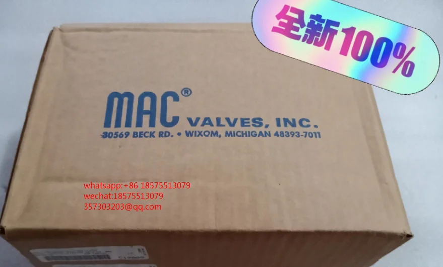 MAC 6511B-322-PM-501DA9 솔레노이드 밸브 신