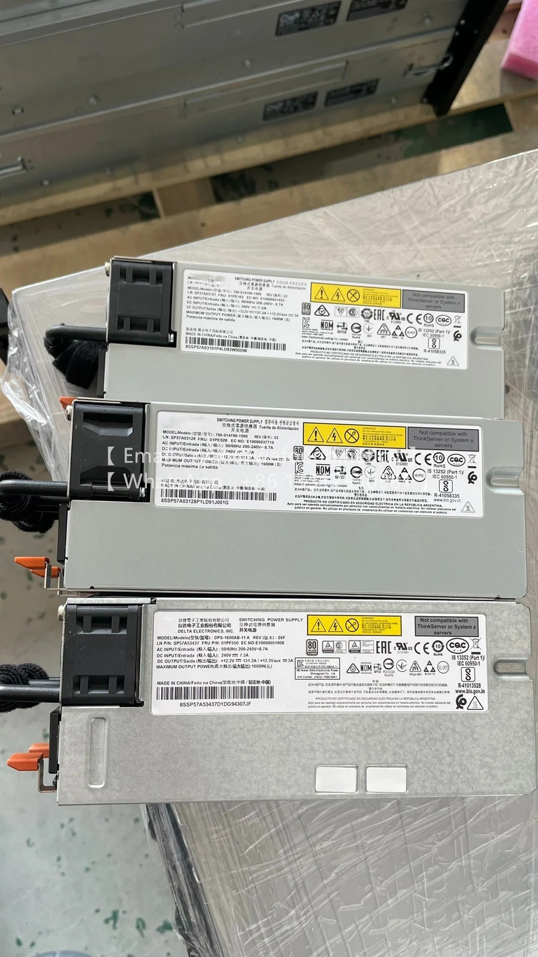Lenovo호환 SR550 SR590 SR650 SR860 SR570 서버 전원공급장치 1600W 700- 014190 -1500 DPS-1600AB-11A