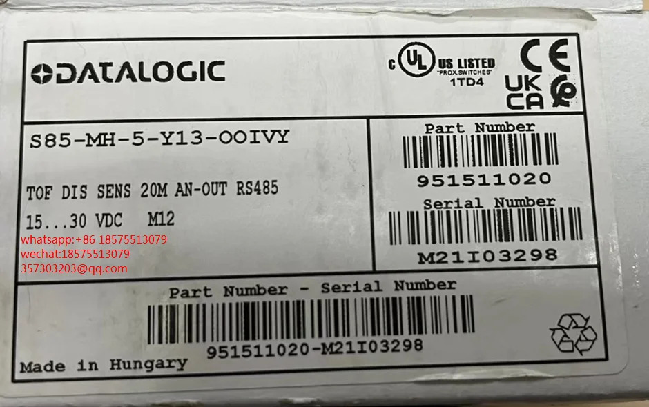 DATALOGIC S85-MH-5-Y13-00IVY 레이저 거리 측정기신
