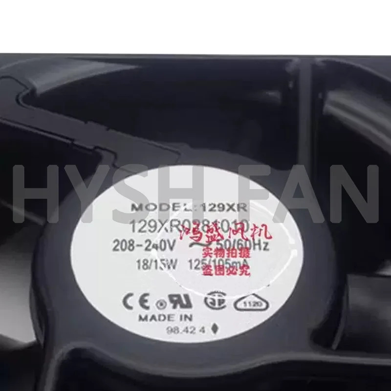 오리지널 12038 냉각팬 129XR0281010 208-240V 18 W 15W 신