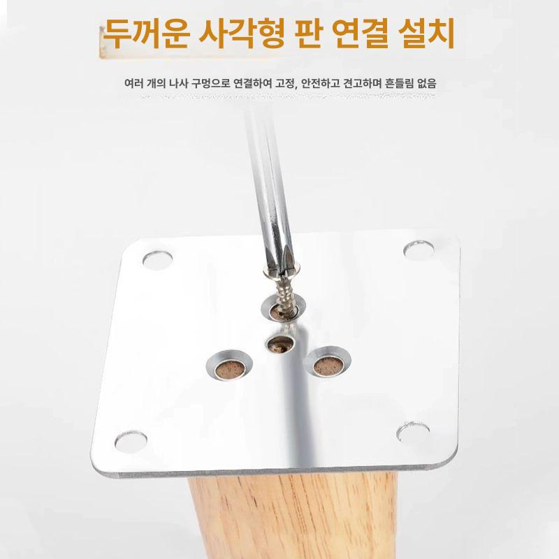 원목다리 침실 수납 선반 서랍 협탁 엔틱 스타일 조립식 간이 책장 침대옆 테이블 이미지 6
