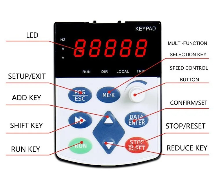 VFD 인버터 37KW 50hp호환 150 암페어 0 3000HZ VSD/AC 드라이버/AC 가변 주파수 드라이브 입력 3상220V 출력