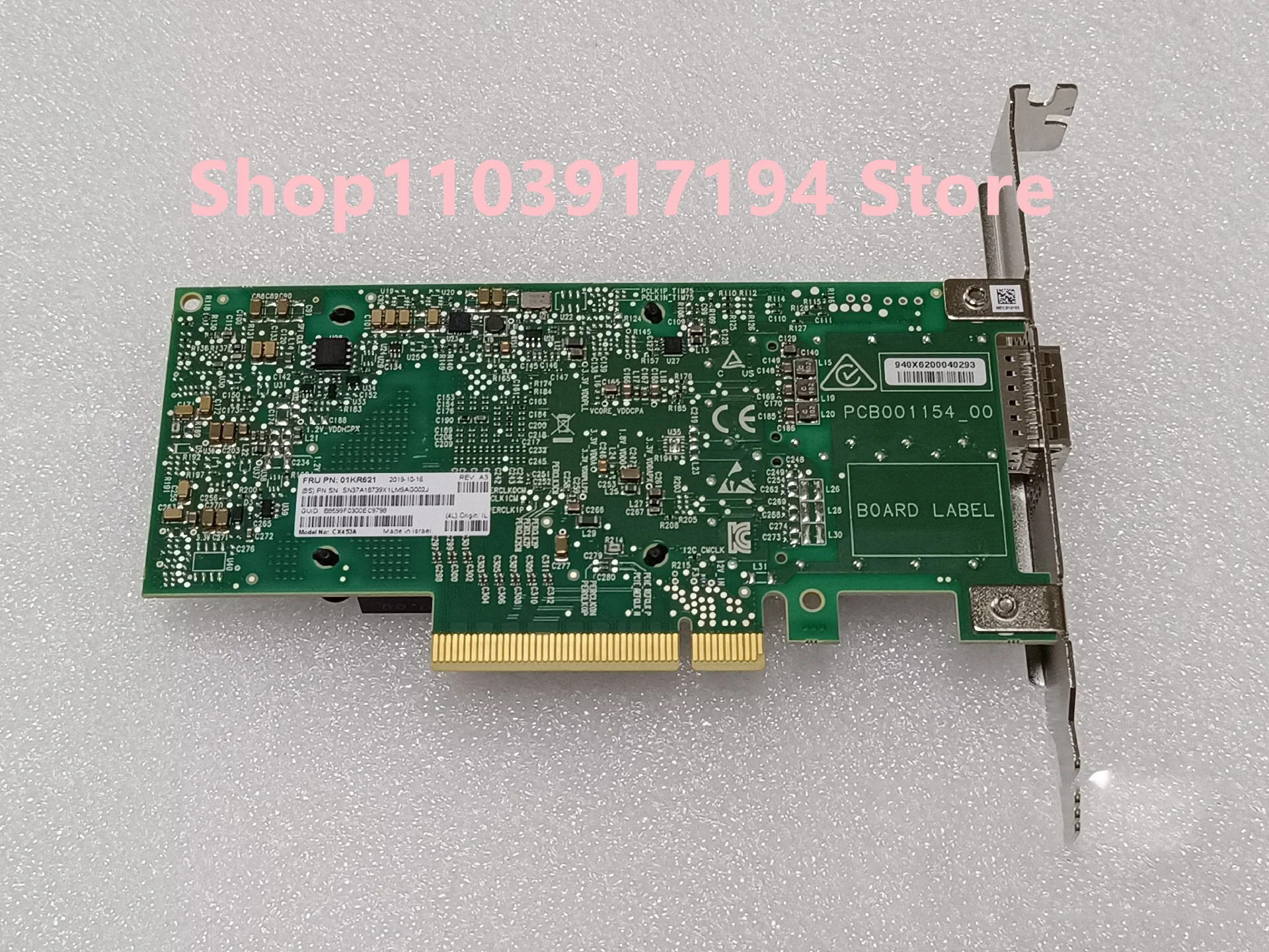 네트워크 적응형 Mellanox CX453A FRU 01KR621 940X6200040293