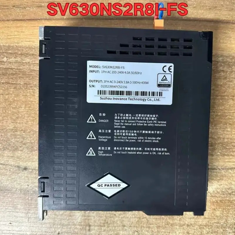 리퍼 SV630NS2R8I-FS 서보 드라이브작동 상태